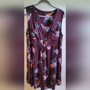 Torrid Sleeveless Shirt Dress